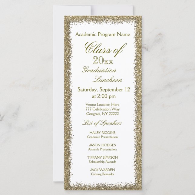 Convite de Licenciamento de Graduação (Frente)