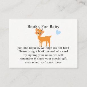 Convite de Livro de Solicitação de Chá de Bebê com