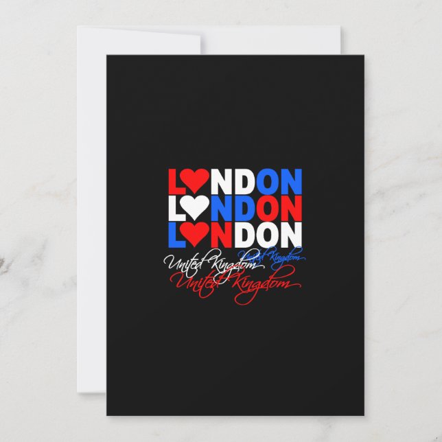 Convite de Londres - escolha estilo e personalize! (Frente)