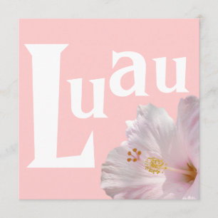 Convite de Luau