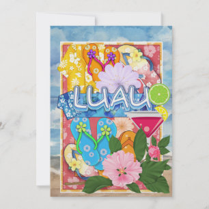 Convite de Luau por SRF