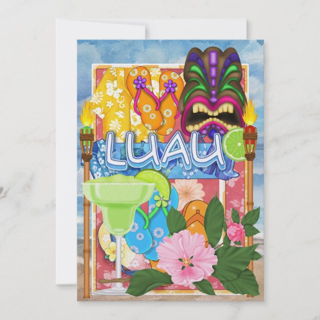 Convite de Luau por SRF (Frente)