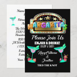 Convite de Margarita para Casamento / Qualquer Oca