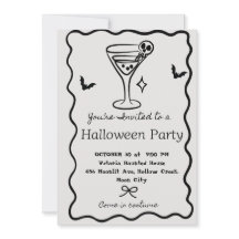 Convite de Martini Personalizado para Festa de Hal