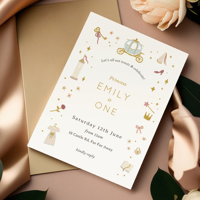 Convite de Meninas para Festa da Princesa de Carru (Criador carregado)