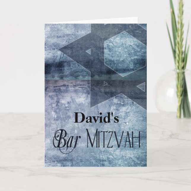 Convite de Mitzvah do bar (Frente)