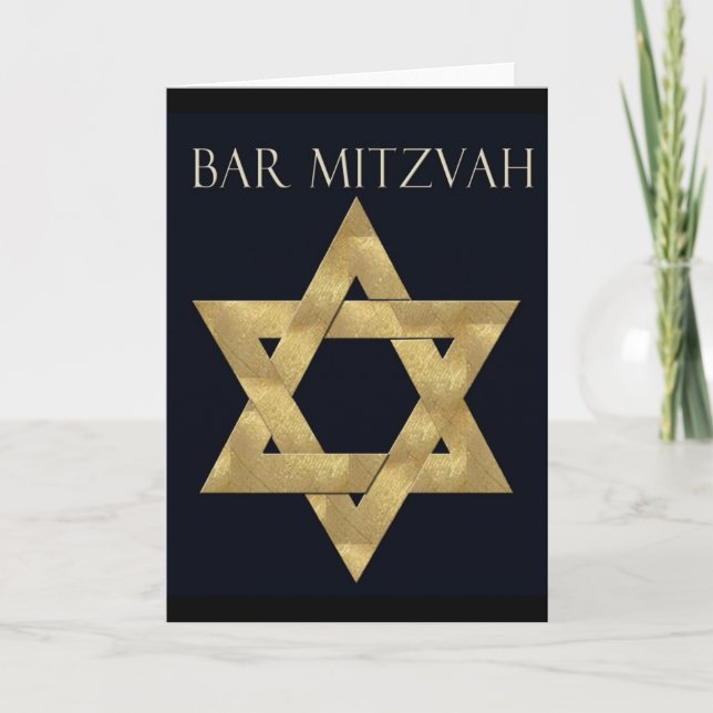 Convite de Mitzvah do bar (Frente)