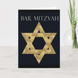 Convite de Mitzvah do bar