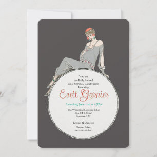 Convite de Moda Art Déco