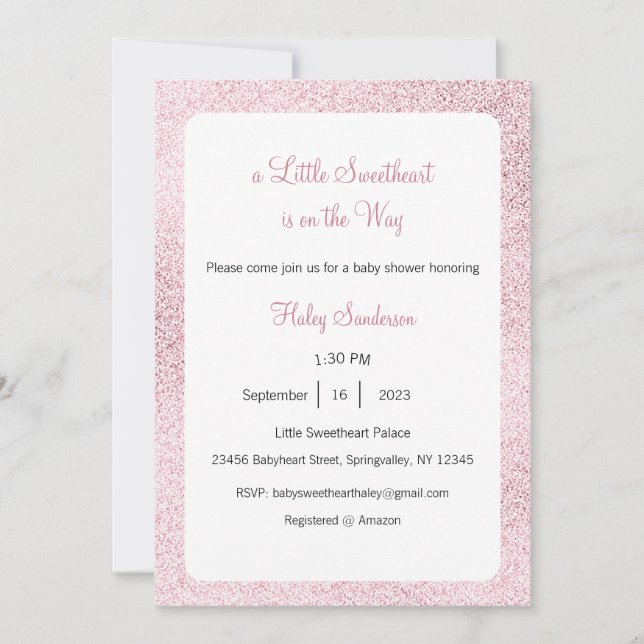 Convite de Namorada Está a Caminho (Frente)