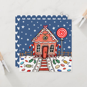 Convite de Natal à Casa de Pão de Gengibre Persona