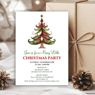 Convite de Natal árvore de Natal designer criativo
