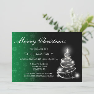 Convite de Natal com Desvanecimento de Cor