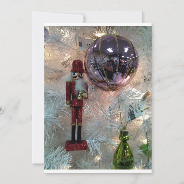 CONVITE DE NATAL DE NATAL BRANCO (Frente)