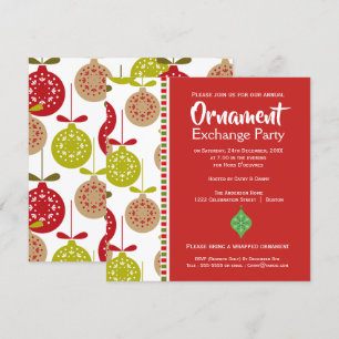 Convite de Natal do Grupo de Troca de Ornamentos