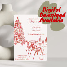 Convite de Natal do Partido Jante Vermelho