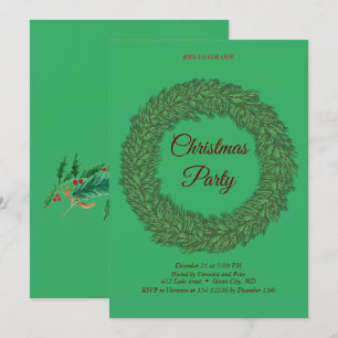 Convite de Natal elegante