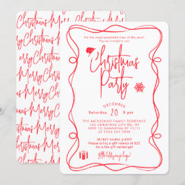 Convite de Natal Elegante para Festa