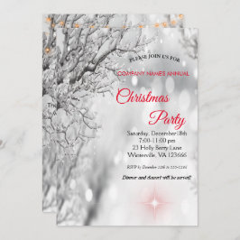 Convite de Natal Festivo Elegante