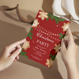 convite de natal luxuoso