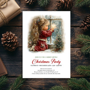 Convite de Natal Magia Minimal Cena Aconchegante A