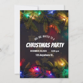 Convite de NATAL NEGRO