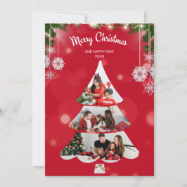 Convite de Natal para Colagem de Fotos