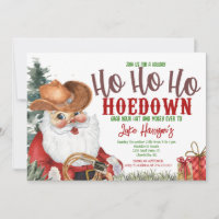 Convite de Natal para Cowboy, Campo Hodown Chris