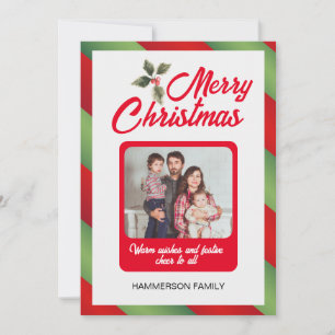 Convite de Natal para Fotografias da Família Perso