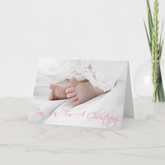 Convite de Natal para Menina Descer (Frente)