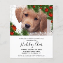 Convite de Natal para o Ouro de Orçamento para o R
