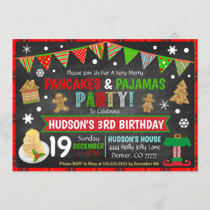 Convite de Natal para Panjamas