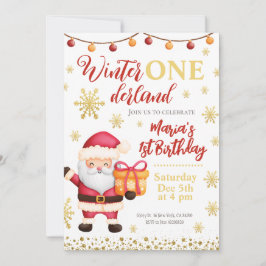 Convite de Natal para Papai Noel