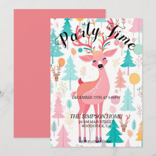 Convite de Natal para Rebelde Whimsical