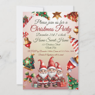 Convite de Natal personalizável