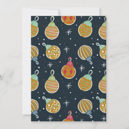 Convite de Natal Retro para Festa de Fim de Ano