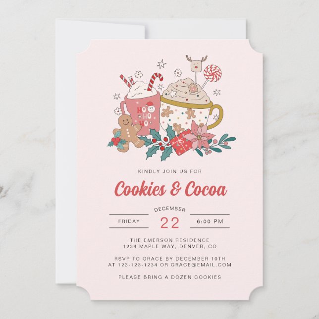 Convite de Natal Retroativo de Férias (Frente)