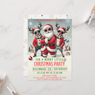 Convite de Natal Reunindo a Galera