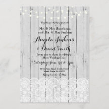 Convite de Noite de Luzes de Casamento de Inverno 