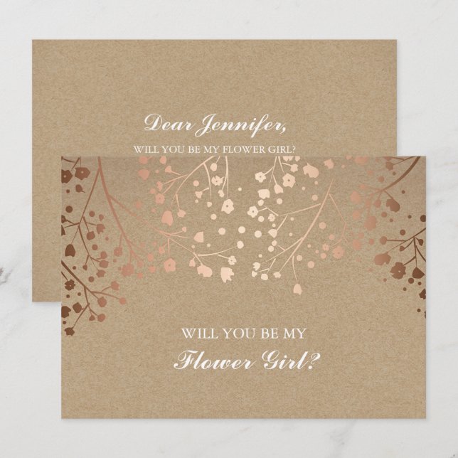 Convite de Noiva com Respiro de Bebê Rosado (Frente/Verso)