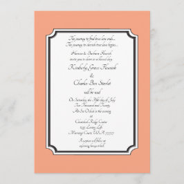 Convite de Noiva Elegante Anúncio de Casamento For