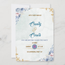 Convite de Noivado Chic e Personalizável