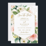 Convite de Noivado com Efeito de Aquarela Floral e<br><div class="desc">Mais convites de casamento florais modernos na Loja Little Bayleigh!</div>