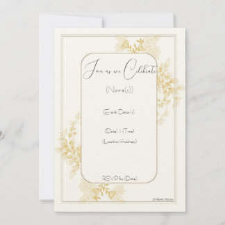 Convite de Noivado de Casamento