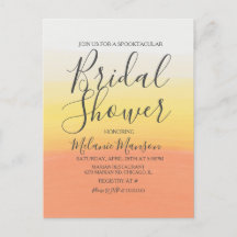 Convite de Noivado de Halloween com Balas de Milho