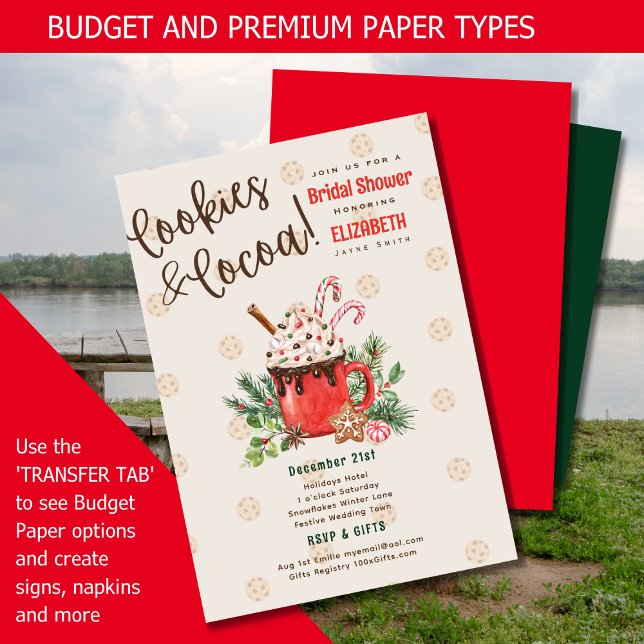 Convite de Noivado de Inverno BUDGE Hygge Cookies  (Criador carregado)