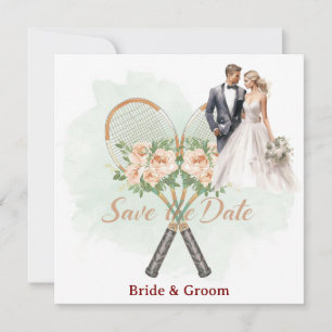 Convite de Noivado de Tênis para Casamento 