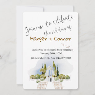 Convite de Noivado Doodle Fofo Save the Date