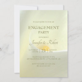 Convite de Noivado Elegante com Lírio-de-Calla Bra