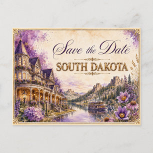 Convite de Noivado Elegante Tennessee Save the Dat